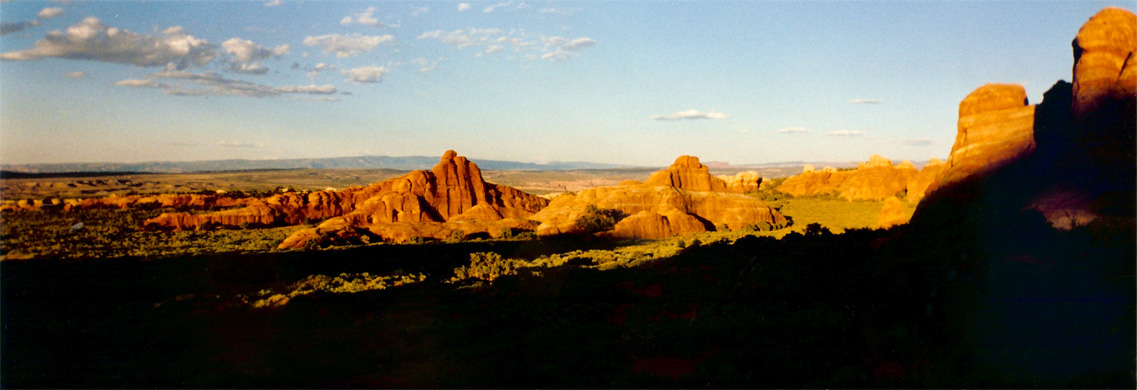 Sunset
                  at Arches